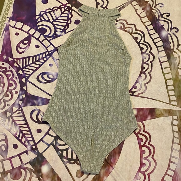 Gray SEEK the Label knit Bodysuit - Picture 6 of 8